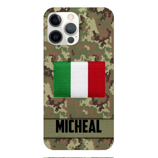 Personalized Italian Soldier Phone Case OCT-LN14