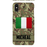Personalized Italian Soldier Phone Case OCT-LN14