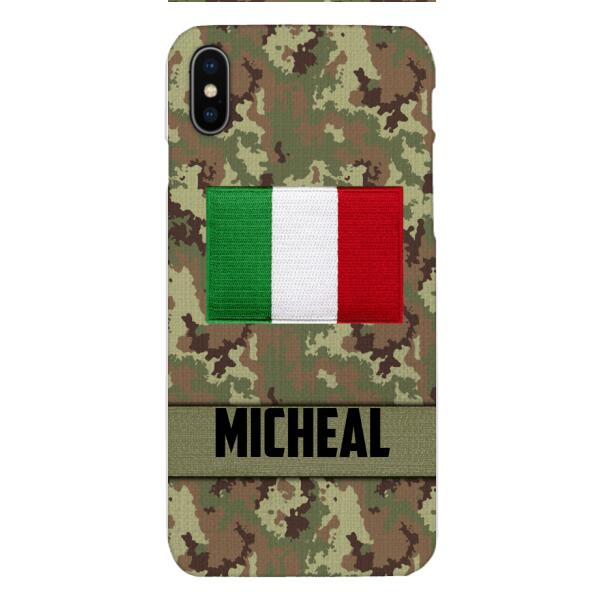 Personalized Italian Soldier Phone Case OCT-LN14