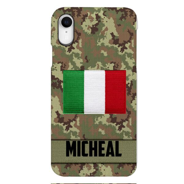 Personalized Italian Soldier Phone Case OCT-LN14
