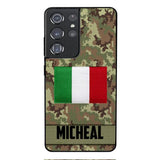 Personalized Italian Soldier Phone Case OCT-LN14
