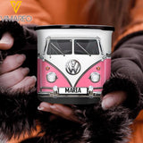 PERSONALIZED CAMPER STEEL MUG 12OZ 3D PRINTED TNDT1510