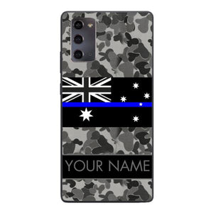 Personalized Australian Thin Blue Line Phone Case OCT-MQ18
