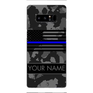 Personalized U.S Thin Blue Line Phone Case OCT-MQ18
