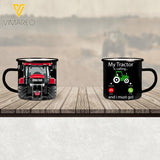 PERSONALIZED MY TRACTOR STEEL MUG 12OZ 3D PRINTED OCT-DT18