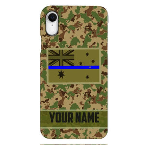 Personalized Australian Thin Blue Line Phone Case OCT-QH18