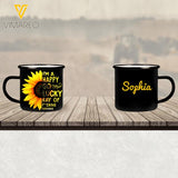 PERSONALIZED SUNFLOWER STEEL MUG 12OZ 3D PRINTED OCT-QH18