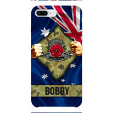 Personalized Australian Soldier Phone Case OCT-DT21