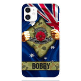 Personalized Australian Soldier Phone Case OCT-DT21