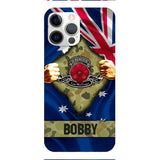 Personalized Australian Soldier Phone Case OCT-DT21