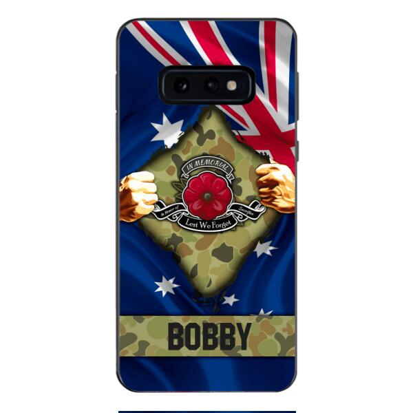 Personalized Australian Soldier Phone Case OCT-DT21