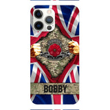 Personalized British Soldier Phone Case OCT-DT21