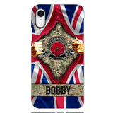 Personalized British Soldier Phone Case OCT-DT21