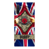 Personalized British Soldier Phone Case OCT-DT21