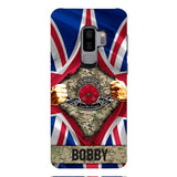 Personalized British Soldier Phone Case OCT-DT21