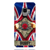 Personalized British Soldier Phone Case OCT-DT21