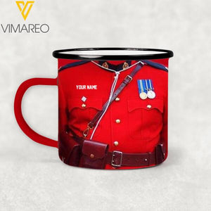 PERSONALIZED CANADIAN POLICE STEEL MUG 12OZ 3D PRINTED OCT-MQ21