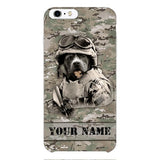 Personalized Pitbull Soldier Phone Case OCT-QH21