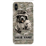 Personalized Pitbull Soldier Phone Case OCT-QH21