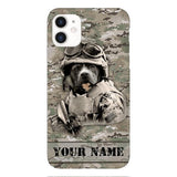 Personalized Pitbull Soldier Phone Case OCT-QH21
