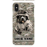 Personalized Pitbull Soldier Phone Case OCT-QH21