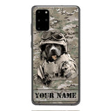 Personalized Pitbull Soldier Phone Case OCT-QH21