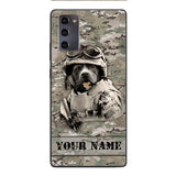 Personalized Pitbull Soldier Phone Case OCT-QH21