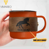 PERSONALIZED Horse Steel Mug 3D PRINTED OCT-MQ22