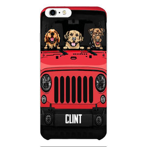 Personalized Jeep Dog Phone Case OCT-LN23