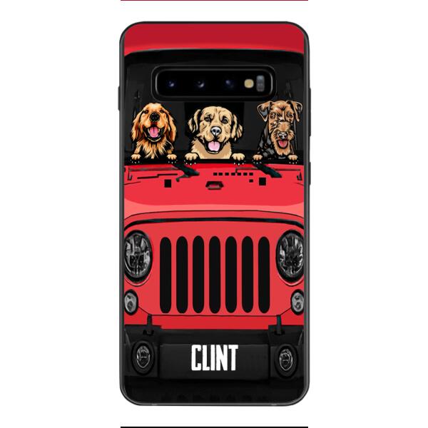 Personalized Jeep Dog Phone Case OCT-LN23