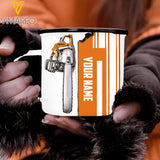 PERSONALIZED ARBORIST STEEL MUG 12OZ 3D PRINTED OCT-HQ25