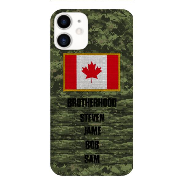 DH Personalized Canadian Soldier Phone Case OCT-HQ26