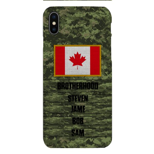 DH Personalized Canadian Soldier Phone Case OCT-HQ26