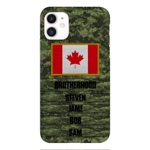 DH Personalized Canadian Soldier Phone Case OCT-HQ26