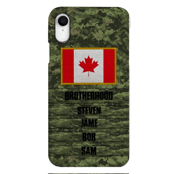 DH Personalized Canadian Soldier Phone Case OCT-HQ26