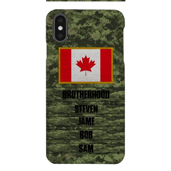 DH Personalized Canadian Soldier Phone Case OCT-HQ26