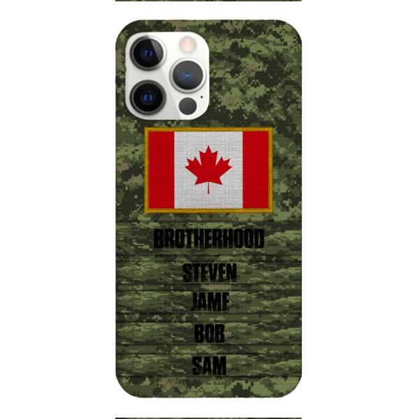DH Personalized Canadian Soldier Phone Case OCT-HQ26