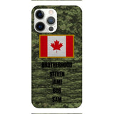 DH Personalized Canadian Soldier Phone Case OCT-HQ26