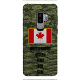 DH Personalized Canadian Soldier Phone Case OCT-HQ26