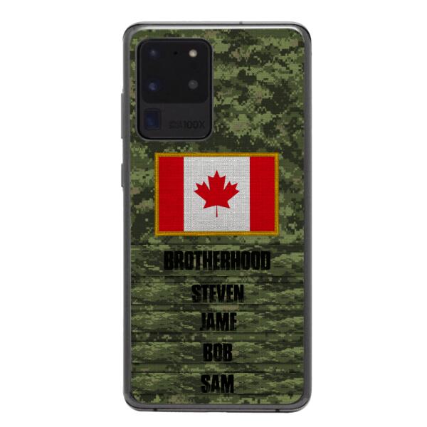 DH Personalized Canadian Soldier Phone Case OCT-HQ26