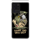 PERSONALIZED I SERVED MY COUNTRY VETERAN PHONECASE QTDT2610