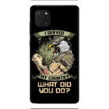 PERSONALIZED I SERVED MY COUNTRY VETERAN PHONECASE QTDT2610