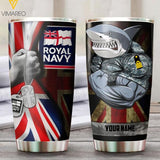 DH Personalized Royal British Navy Tumbler OCT-HQ28