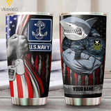 DH Personalized U.S Navy Tumbler OCT-HQ28