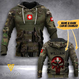 DH PERSONALIZED SWISS SOLDIER HOODIE PRINTED OCT-DT28