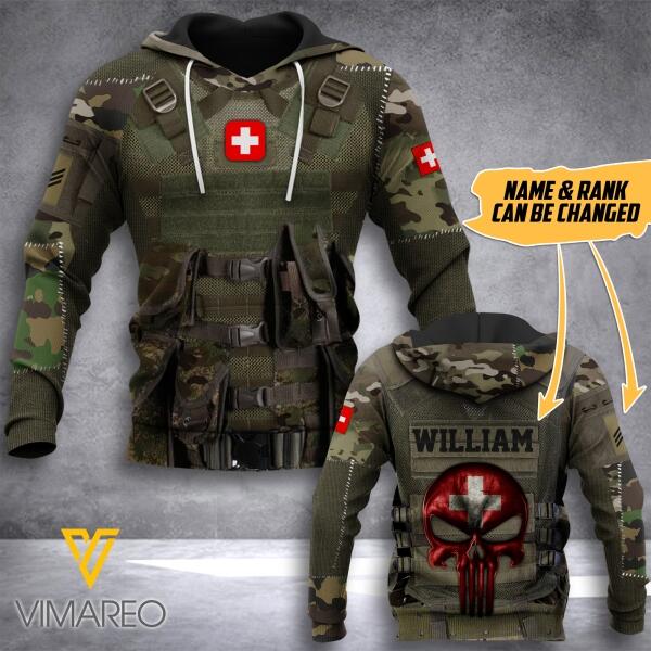DH PERSONALIZED DANISH SOLDIER HOODIE PRINTED OCT-DT28