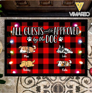 Personalized Dog Christmas Doormat Printed NOV-MA02