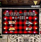 Personalized Dog Christmas Doormat Printed NOV-MA02
