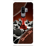PERSONALIZED CHESS KING OR QUEEN WITH BIRTH MONTH PHONECASE QTTQ1611