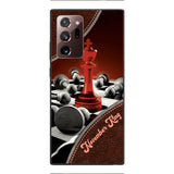 PERSONALIZED CHESS KING OR QUEEN WITH BIRTH MONTH PHONECASE QTTQ1611